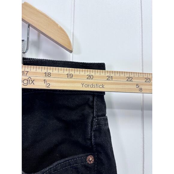 Levi's 550 Regular Fit Straight Leg Everyday Casual Denim Jeans Size 46X34 Black - Picture 4 of 9